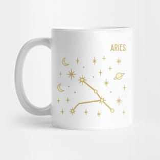 Aries Constellation Star Sign Mug